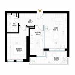 Apartament cu 2 Camere Tip 8 - B1S2 - Drumul Taberei Residence - Apartamente de vanzare Bucuresti - Suprafata utila totala - 59.78 mp